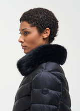 Load image into Gallery viewer, Colmar Cropped Down Jacket with Fur Inserts