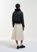 Load image into Gallery viewer, Colmar Cropped Down Jacket with Fur Inserts