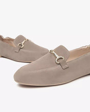 Load image into Gallery viewer, NeroGiardini Suede Loafers in Beige