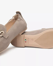Load image into Gallery viewer, NeroGiardini Suede Loafers in Beige