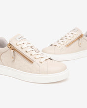 Load image into Gallery viewer, NeroGiardini Leather Trainers in Sand