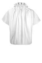 Load image into Gallery viewer, Edeline Lee Ruff Blouse in Ivory