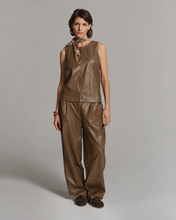 Load image into Gallery viewer, Summum Faux Leather Top