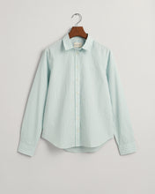 Load image into Gallery viewer, Gant Classic Poplin Striped Shirt in Blue Horizon