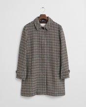 Load image into Gallery viewer, Gant Checked Wool Blend Car Coat