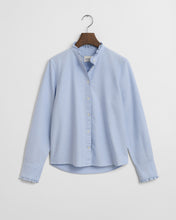 Load image into Gallery viewer, Gant Classic Oxford Frill Blouse in Light Blue
