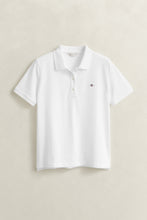 Load image into Gallery viewer, Gant Shield Piqué Polo Shirt in White