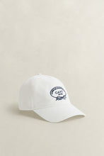 Load image into Gallery viewer, Gant Graphic Twill Cap in Eggshell