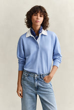 Load image into Gallery viewer, Gant Rugger Sweatshirt in Hydraangea Blue