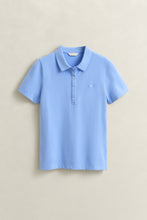 Load image into Gallery viewer, Gant Slim Shield Pique Polo in Hydrangea Blue