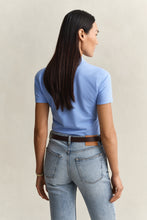 Load image into Gallery viewer, Gant Slim Shield Pique Polo in Hydrangea Blue