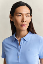 Load image into Gallery viewer, Gant Slim Shield Pique Polo in Hydrangea Blue