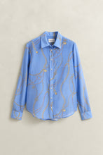 Load image into Gallery viewer, Gant Printed Long-Sleeve Shirt in Hydrandea Blue