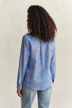 Load image into Gallery viewer, Gant Printed Long-Sleeve Shirt in Hydrandea Blue