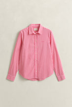 Load image into Gallery viewer, Gant Classic Poplin Striped Shirt in Bright Fuschia
