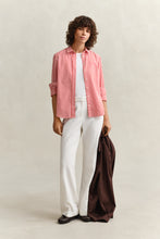 Load image into Gallery viewer, Gant Classic Poplin Striped Shirt in Perfect Red