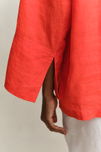 Load image into Gallery viewer, Gant Linen Popover Shirt in Perfect Red