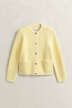 Load image into Gallery viewer, Gant Knit Cardigan in Vanilla Yellow