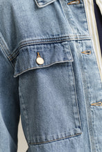 Load image into Gallery viewer, Gant Denim Jacket with Tie Deatil in Light Blue