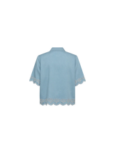 Load image into Gallery viewer, Mos Mosh Magda Shirt in Blue Denim