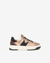 Load image into Gallery viewer, NeroGiardini Leather, Suede and Technical Fabric Trainers in Bronze