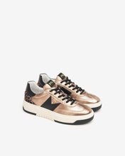 Load image into Gallery viewer, NeroGiardini Leather, Suede and Technical Fabric Trainers in Bronze