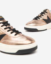 Load image into Gallery viewer, NeroGiardini Leather, Suede and Technical Fabric Trainers in Bronze
