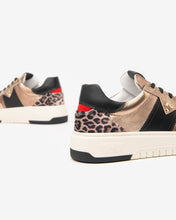 Load image into Gallery viewer, NeroGiardini Leather, Suede and Technical Fabric Trainers in Bronze