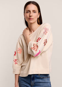 Summum Sequins Sleeve Sweater
