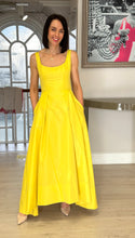 Load image into Gallery viewer, Pinko Taffetta Dress in Yellow
