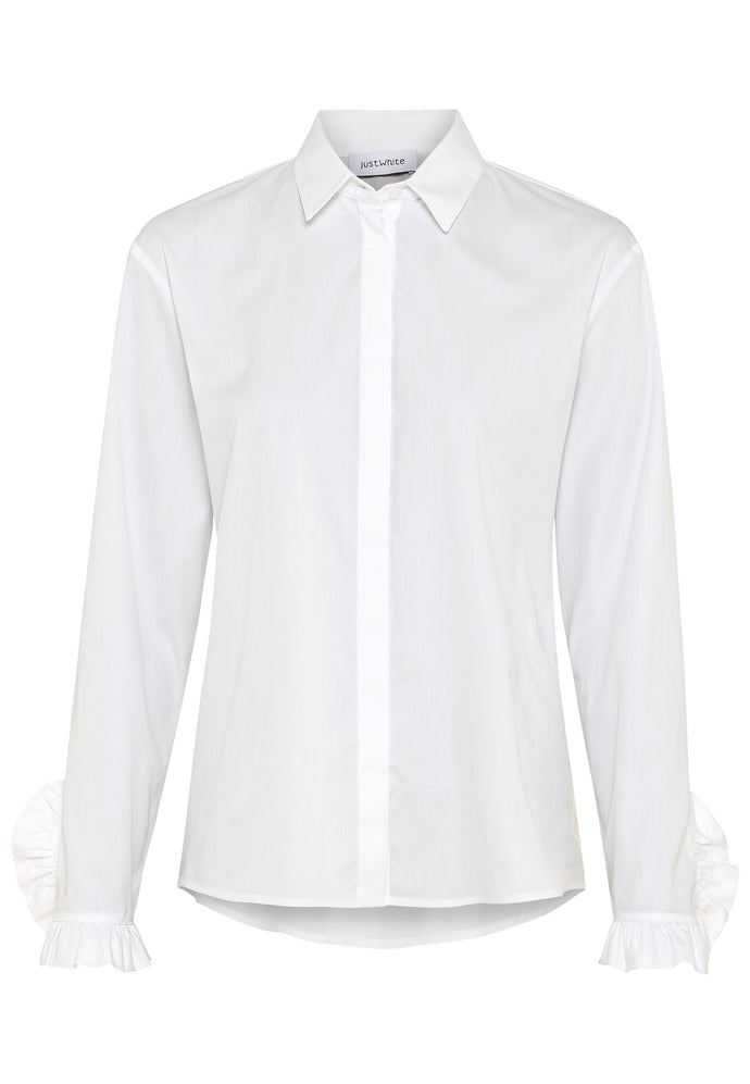 Just White Shirt in white J3487