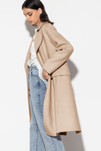 Load image into Gallery viewer, Luisa Cerano Double-Face Coat in Cashew
