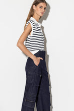 Load image into Gallery viewer, Luisa Cerano Striped Polo Jumper
