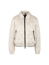 Load image into Gallery viewer, MarcCain Quilted Jacket with Contrasting Details in Beige