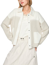 Load image into Gallery viewer, MarcCain Cardigan with Denim Detail in Beige