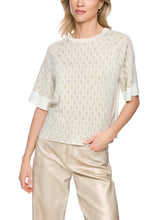 Load image into Gallery viewer, MarcCain Jacquard Jumper in Beige