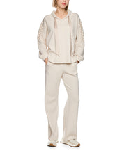Load image into Gallery viewer, MarcCain Oversized Sweatshirt with Hotfix Stones in Beige