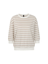 Load image into Gallery viewer, MarcCain Shirt with Lurex Stripes in Champaign