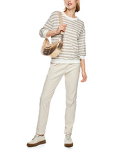 Load image into Gallery viewer, MarcCain Shirt with Lurex Stripes in Champaign