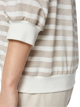 Load image into Gallery viewer, MarcCain Shirt with Lurex Stripes in Champaign