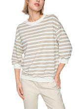 Load image into Gallery viewer, MarcCain Shirt with Lurex Stripes in Champaign