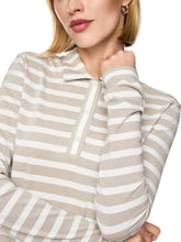 Load image into Gallery viewer, MarcCain Polo Shirt with Lurex Glow in Champaign