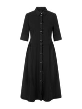 Load image into Gallery viewer, MarcCain Stretch Midi Dress in Black