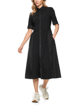 Load image into Gallery viewer, MarcCain Stretch Midi Dress in Black