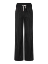 Load image into Gallery viewer, MarcCain WELKOM Pull-On Pinstripe Trousers in Black/White