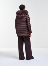 Load image into Gallery viewer, Colmar A-Line Down Jacket with Faux Fur