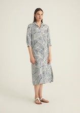 Load image into Gallery viewer, Rosso35 Printed Linen Midi Dress
