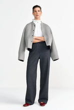 Load image into Gallery viewer, Rich & Royal T-Shirt with Ruffled Collar in White