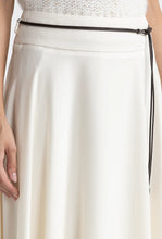Load image into Gallery viewer, Peserico Assymetrical Midi Skirt in Wool White