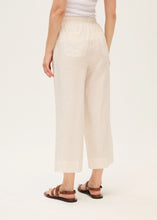 Load image into Gallery viewer, Rosso35 Garment-Dyed Elasticated Trousers in Ivory